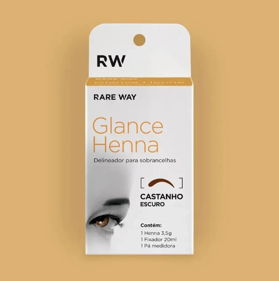 Henna para Sobrancelhas Glance 3,5g - Rare Way