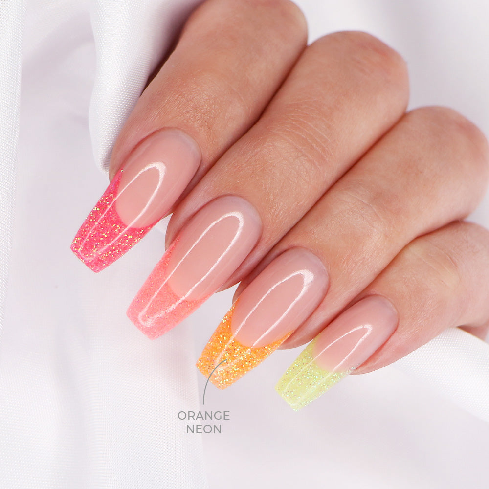 Glitter Solto INOCOS Orange Néon Sugar