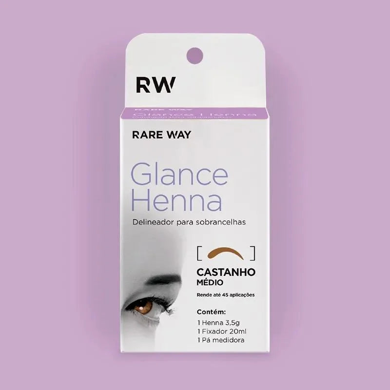 Henna para Sobrancelhas Glance 3,5g - Rare Way