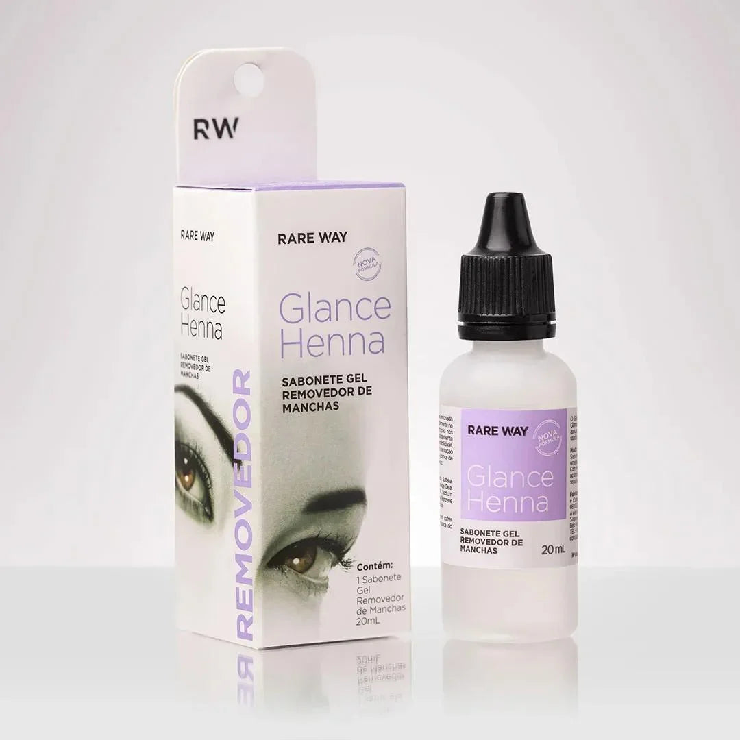Removedor Em Gel Glance Henna 20 ml - Rare way